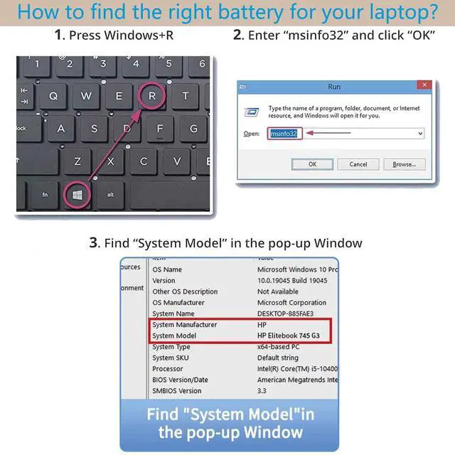 Alt view image 5 of 5 - TAUPO KC04XL Battery Fit for HP Envy X360 13-AG 13-AR Envy 13-AH 13-AQ Series KC04053XL L08496-855 L08544-1C1 L08544-2B1 TPN-W133 TPN-W136 HSTNN-DB8P HSTNN-IB8K Laptop Battery Replacement 15.4V 53.2Wh