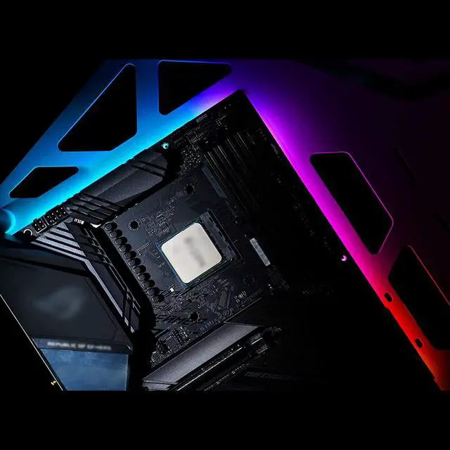 Alt view image 3 of 5 - Formulamod ITX Motherboard RGB Backplate Light-Emitting Back-Plane 5V 3 Pin ARGB Desktop Decor Lamp Strip Back Light Pad