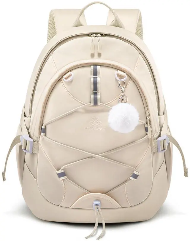 LOVEVOOK School Backpack for Teen Girls, Waterproof Student Backpack Purse, Cute Kid Bookbag with Chest Strap, Back to School Backpacks Fit 17 Inch Laptop, College Travel Back Pack Casual Daypack