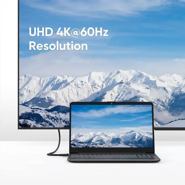 Alt view image 3 of 5 - CableCreation Displayport Cable 10Ft/3M, 4K DP Cable 1.2 Male to Male Support 4K@60Hz, 2K@144Hz Compatible with Computer, Desktop, Laptop, PC, Monitor, Projector,2Pack/Black