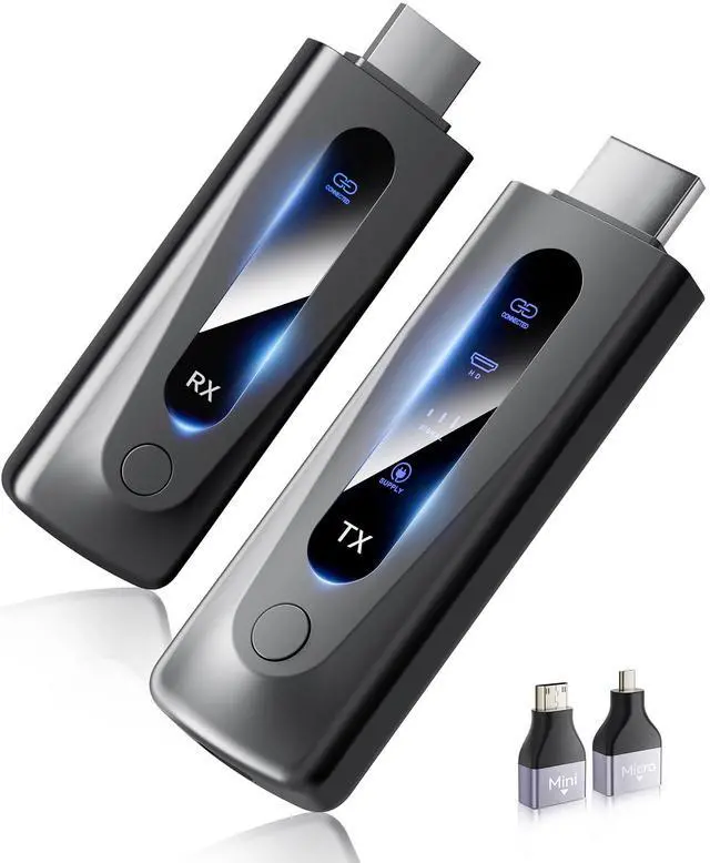 Main image of BRAIDOL Wireless HDMI Transmitter and Receiver S3 Black Black