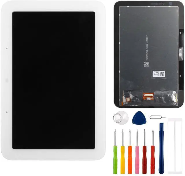 Main image of E-yiiviil Replacement LCD Display Touch Screen Digitizer Assembly Compatible with Google Nest Hub 2st GA01331-INTL 6.7" with ToolsWhite