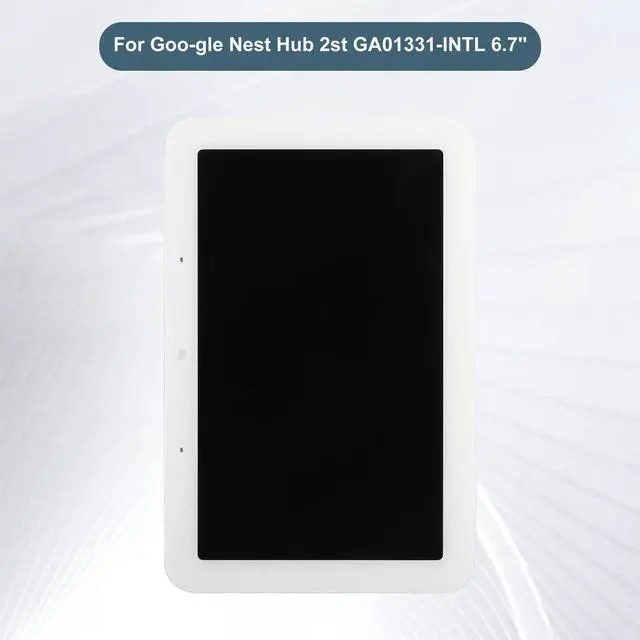 Alt view image 2 of 5 - E-yiiviil Replacement LCD Display Touch Screen Digitizer Assembly Compatible with Google Nest Hub 2st GA01331-INTL 6.7" with ToolsWhite