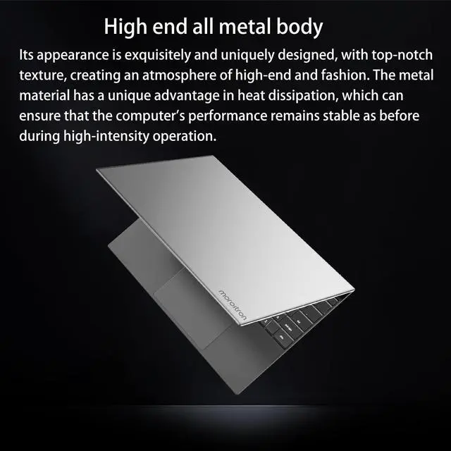 Alt view image 3 of 5 - Exilapsire Win11 Laptop Computer, 15.6 Inch N5095 Quad core 16GB RAM 512G SSD, FHD 1920 * 1080 IPS Display Notebook PC, Backlit Keyboard, Finger Print Touch ID, AC WiFi,All-Metal Body