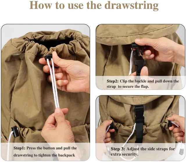 Alt view image 5 of 5 - Ankyery Drawstring Backpack for Teen Girls Boys, College Travel 17 Inch Laptop Backpack, Cute Back to School Bookbag, Casual Daypack for Middle High School University Daily Use Gym