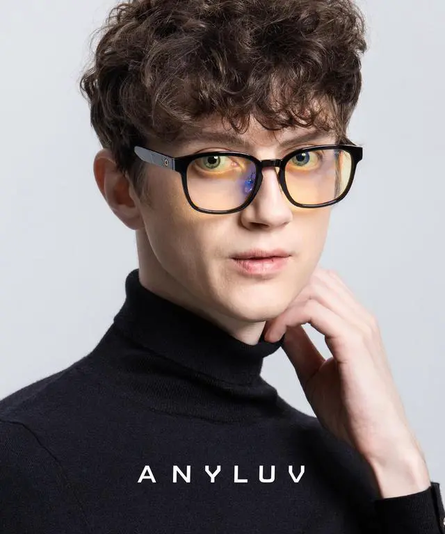 Alt view image 2 of 5 - ANYLUV Blue Light Glasses Men Women Computer Gaming Glasses Anti Eyestrain Lightweight Blue Light Blocking Glasses