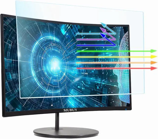 Main image of 22" Anti-Blue Light Glare Screen Protector for Dell/HP/Acer/ViewSonic/ASUS/AOC/Samsung/Sceptre/LG Monitors 16:10 Standard/Curved Display UV Protection Film with Blue Light Filter (Non fit 22" 16:9)