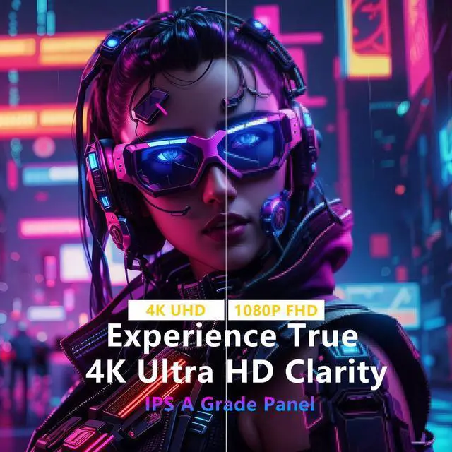 Alt view image 3 of 5 - gogtesi 15.6 Inch 4K UHD Portable Gaming Monitor 130% sRGB Lightweight Metal Touchscreen with Type-C Mini HDMI Travel Monitor for Laptop, PC, Mac, PS4/5, Switch