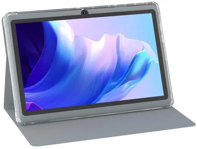 Main image of ZZB 7 inch Tablet Android 14, 8GB RAM (4GB Expandable) 32GB ROM Tablets Supports 1TB MicroSD, Widevine L1, Dual Camera Tableta 5G WiFi-6 Android Tablet with Case, 7" Tablets+Cover 2025 (Gray)