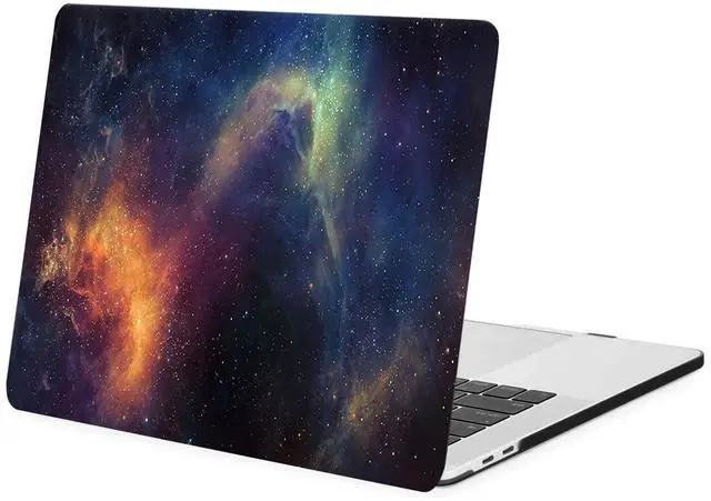 Alt view image 2 of 5 - Laptop Case Compatible with MacBook Pro 15 Inch Case 2019 2018 2017 2016 Release Model A1990 A1707 with Touch Bar & Touch ID, Plastic Hard Shell Case Cover & Keyboard Cover Skin, Starry Night