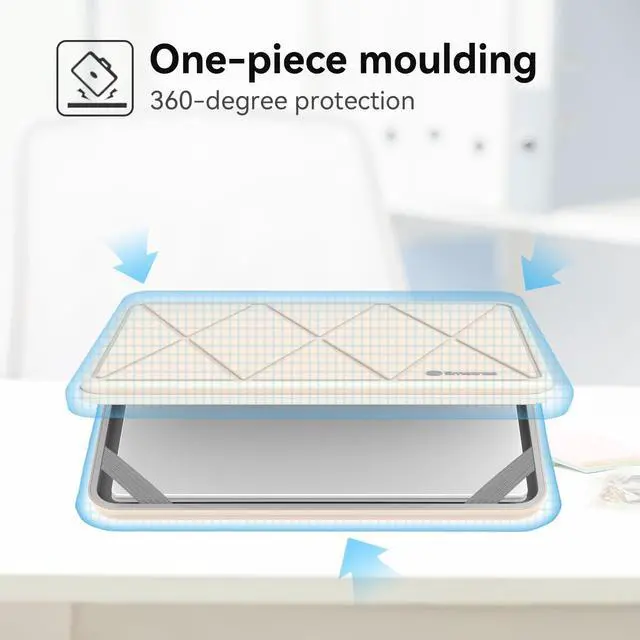 Alt view image 2 of 5 - Smatree Hard EVA Protective Sleeve Case Compatible for 16 inch Samsung Galaxy Book5/4/3 Pro, for Samsung GalaxyBook4/5/3 Pro 360, for Galaxy Book4 Edge/Book4 Ultra/Book3 Ultra Laptop, White (X8283W)