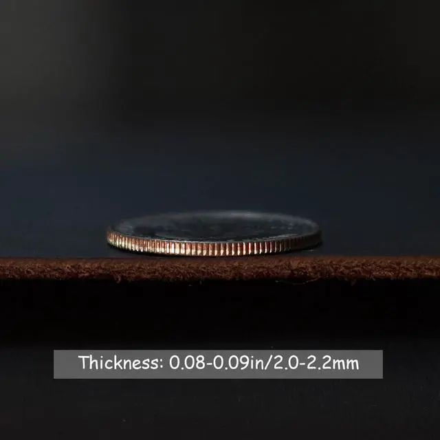 Alt view image 5 of 5 - Mouse Pad-Premium Full Grain Genuine Leather (Vintage Black)