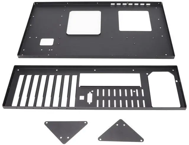 Alt view image 2 of 5 - Sturdy Open Computer Case for ATX/MATX/ITX Motherboards - Heat-Dissipating Motherboard Chassis with Graphics Card Protection Up to 305x245mm DIY Build