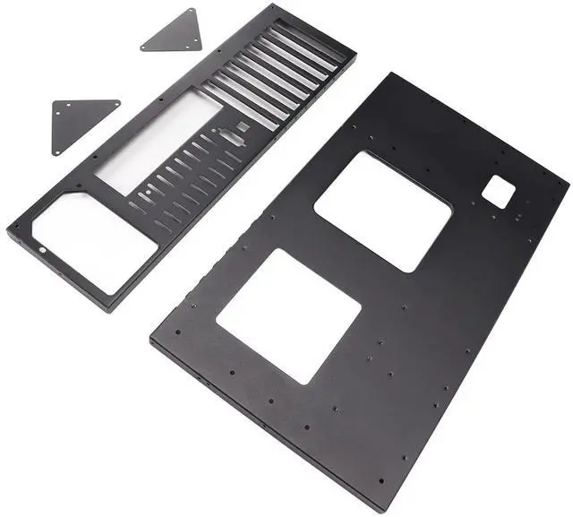 Alt view image 3 of 5 - Sturdy Open Computer Case for ATX/MATX/ITX Motherboards - Heat-Dissipating Motherboard Chassis with Graphics Card Protection Up to 305x245mm DIY Build