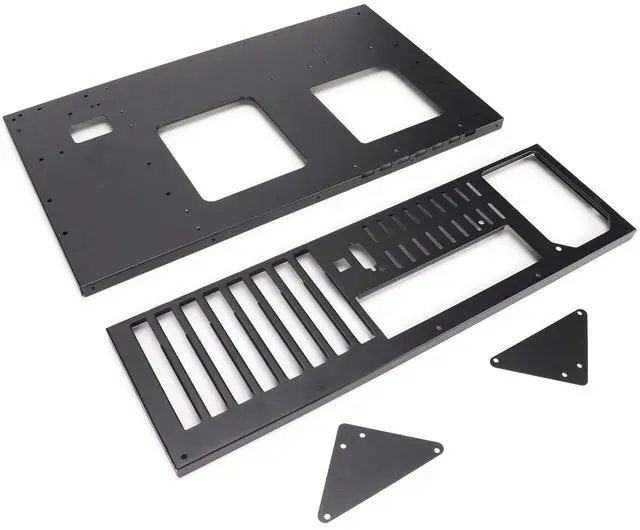 Alt view image 5 of 5 - Sturdy Open Computer Case for ATX/MATX/ITX Motherboards - Heat-Dissipating Motherboard Chassis with Graphics Card Protection Up to 305x245mm DIY Build