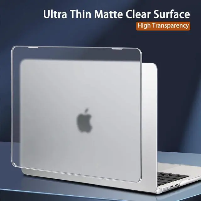 Alt view image 3 of 5 - CISSOOK MacBook Air 15.3" Case - Compatible with M2 & M3 Chip Models, Slim & Durable Hard Shell Cover, Matte Clear