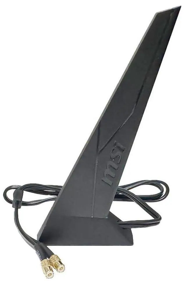 Alt view image 2 of 5 - WiFi 7 Motherboard Magnetic Base Antenna with New Interface for PC Desktop Computer for MSI WiFi7 Motherboard Antennas Black