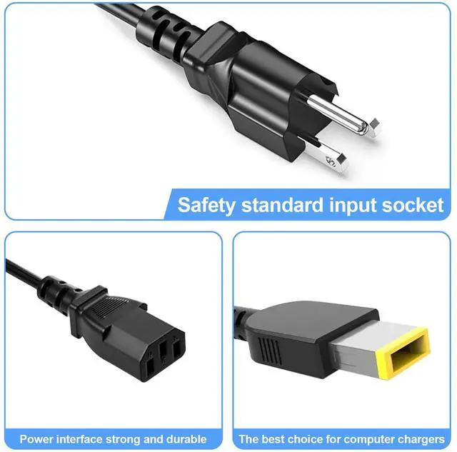 Alt view image 5 of 5 - 230W Laptop AC Charger Compatible with Lenovo Legion 5 7 5P C7 S7 Y910 Y920 Y540 Y545 Y740 Y730 Y900 Y7000, Compatible with Thinkpad P1 P73 P53 P72 P70 P51 P71 P16 230W Laptop Power Adapter Supply