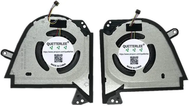 Main image of QUETTERLEE Replacement New Laptop CPU + GPU Cooling Fan for ASUS ROG Zephyrus G15 GA503R GA503RM GA503RS GA503RW GA503RX 2022version Series DFSCK221151812 FPPQ DFSCK221051824 FPPP DC 12V 1A Fan