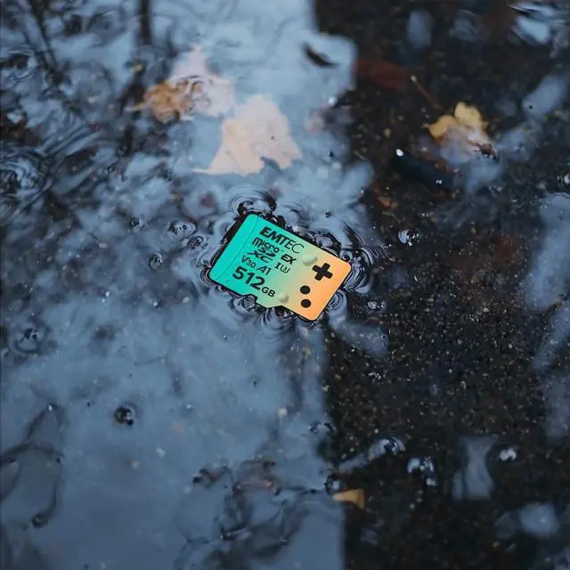 Alt view image 4 of 5 - EMTEC Express Gaming microSD, microSD Express 7.1 PCIe NVMe, Up to 880MB/s Read, 700MB/s Write, SSD-Level Speed for Nintendo Switch 2, Consoles, 4K UHD (Teal, 512, GB)