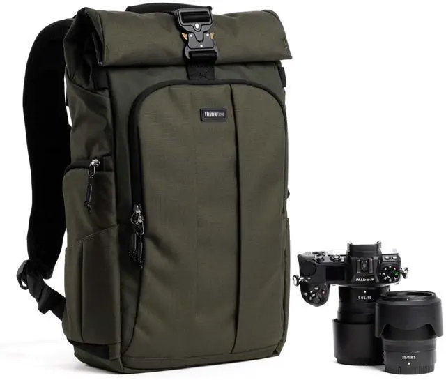 Main image of Think Tank FocusPoint 22L RollTop Camera Backpack - Greenway
