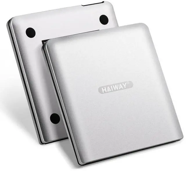 Main image of Haiway External Blu Ray Drive, Support 25G Disc Read/Write Bluray Drives, USB 3.0 and Type-C Portable 3D Blu-Ray BD DVD CD Burner for Laptop PC Compatible with Mac OS Windows XP/7/8/10/11