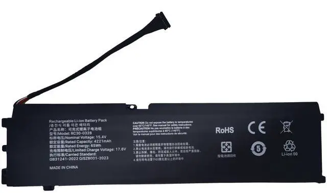 Main image of NBULBL RC30-0328 Laptop Battery Replacement for Razer Blade 15 Base 2020/2021 RZ09-0328X RZ09-03289 RZ09-03287 RZ09-03286 RZ09-0369 RZ09-03287E22 RZ09-0328 [15.4 65Wh]