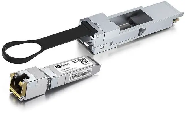 Main image of 10Gbase-T Module with QSA Adapter, 10Gb SFP+ to RJ45 Transceiver, 40G QSFP to 10G SFP+ Converter Module for Cisco CVR-QSFP-SFP10G and More Devices, All-Metal housing