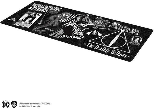Alt view image 4 of 5 - SUBSONIC - Harry Potter XXL Mouse Pad 900 x 400 mm - Desk Pad with Non-Slip Base, Gaming Mouse Pad - Officially Licensed
