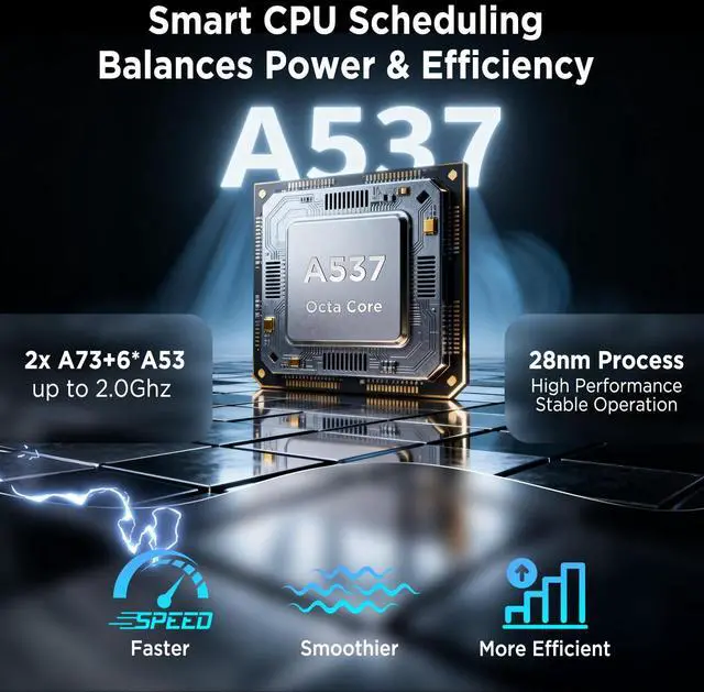 Alt view image 3 of 5 - Callsky-Tab Android Tablet,10.1 Inch Android 15 Tablet with Octa-Core Processor,12GB RAM+128GB ROM(64GB ROM+64GB TF Card Included),1280 * 800 IPS HD Screen,6000mAh,Dual Camera,WiFi 6,BT 5.4