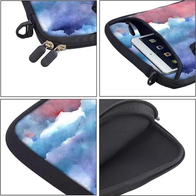 Alt view image 3 of 5 - RICHEN 17 inch Laptop Shoulder Bag Carrying Case with Handle Fits 15.6/16/17/17.3/17.4 inch Laptop Notebook (16-17.3 inch, Painting Mountains)