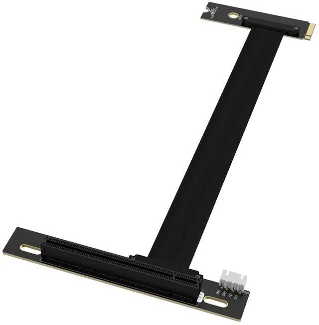Main image of XRIKUI M.2 NGFF NVMe Key M Extender Cable to PCIE x16 for Graphics Card Riser Adapter 250mm(90 Degree Right)
