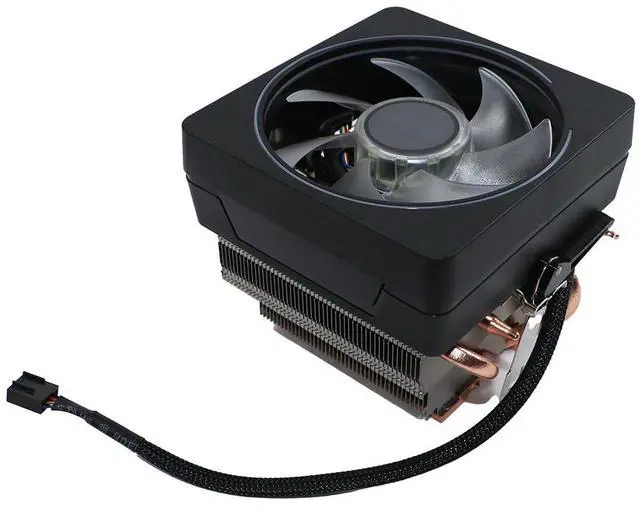 Alt view image 2 of 5 - CPU Wraith Cooler Prism Aluminum Heat Sink Copper Core Base 4-Pin PWM 95mm Fan Pre-Applied Thermal Paste Compatible with AMD Socket AM5 AM4 AM3 AM2 Ryzen 1700X 1800X 2700X 3700X 4700X 5700X Fan