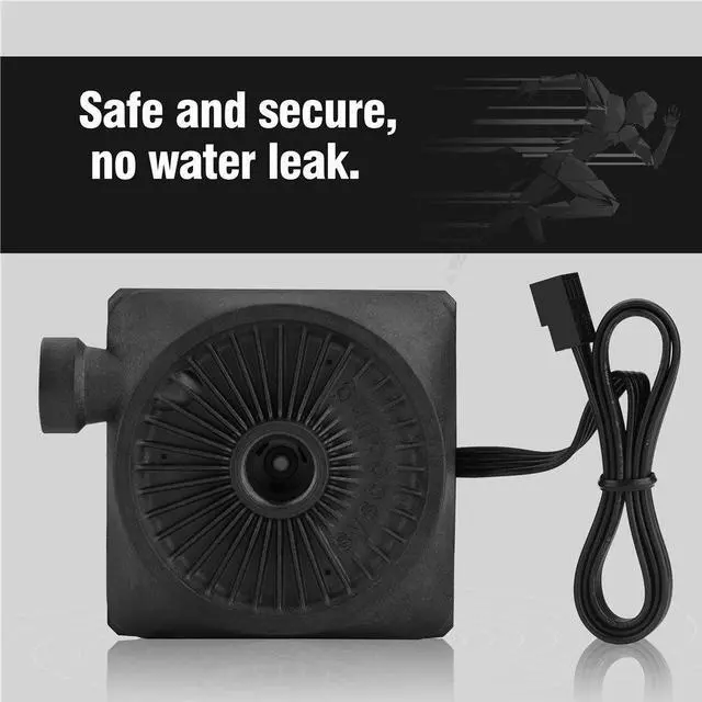 Alt view image 2 of 5 - DC 12V PC CPU Water Cooling System Tool - 500L / h for Destop Computer Laptop Support PMW,G1/4 Thread