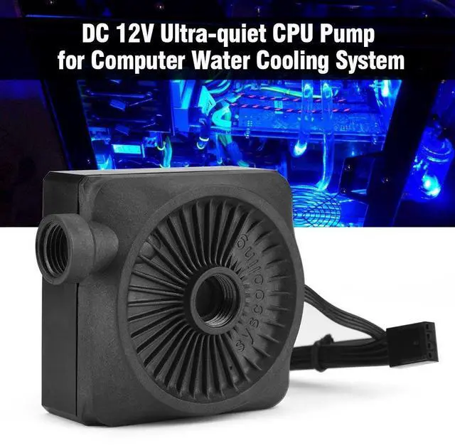 Alt view image 3 of 5 - DC 12V PC CPU Water Cooling System Tool - 500L / h for Destop Computer Laptop Support PMW,G1/4 Thread