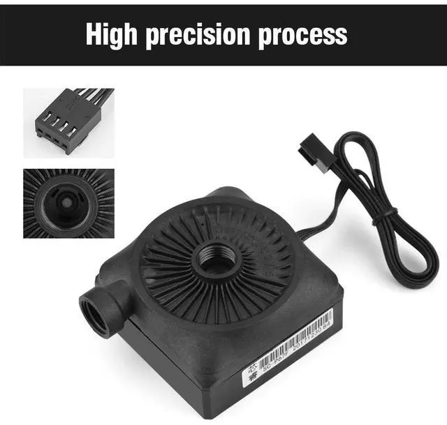 Alt view image 4 of 5 - DC 12V PC CPU Water Cooling System Tool - 500L / h for Destop Computer Laptop Support PMW,G1/4 Thread