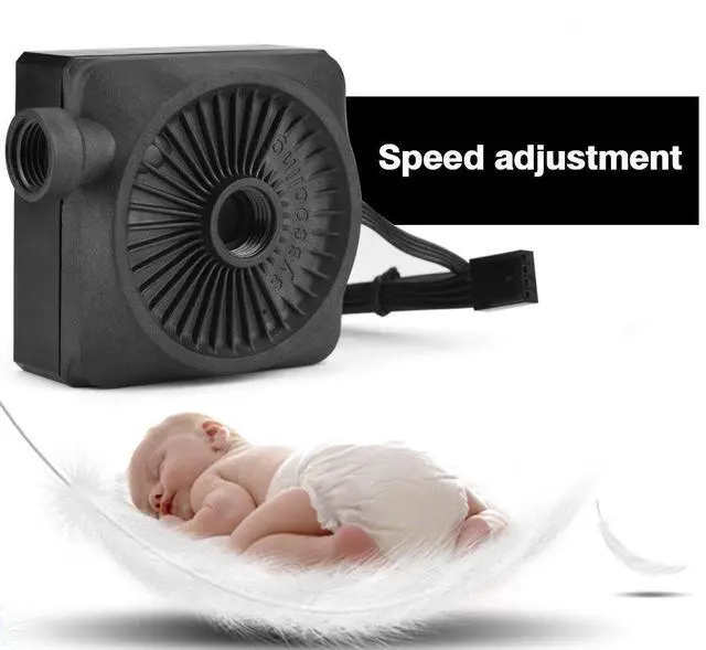 Alt view image 5 of 5 - DC 12V PC CPU Water Cooling System Tool - 500L / h for Destop Computer Laptop Support PMW,G1/4 Thread