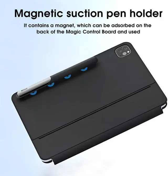Alt view image 2 of 5 - Magic Keyboard Case for iPad Pro 11-inch (2024 M4) Pro 11(5th Gen)-Backlit Keyboard with Multi-Touch Trackpad, Magnetic Apple Pencil Holder,Adjustable Floating Stand, Protective Cover