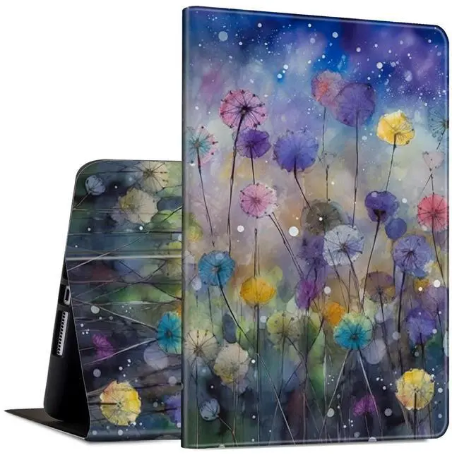 Main image of for All-New Fire HD 10 Tablet Case (13th Generation, 2023 Release Only) 10.1" PU Leather Slim Adjustable Stand Smart Cover with Auto Wake/Sleep for Fire Tablet 10 2023,Watercolor Wildflower