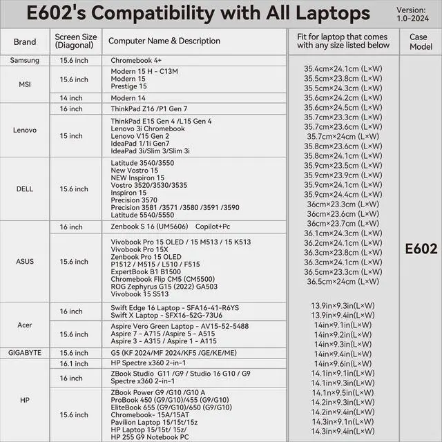 Alt view image 2 of 5 - Smatree 15.6 inch Laptop Sleeve for ASUS Zenboo Pro 15 UM535, Vivobook Pro 15 OLED K3500/M6500/M3500, Vivo-Book 15X M6501/15X OLED K6501, Vivobook 15 M513/K513, 15 inch Case with Pocket (E602)