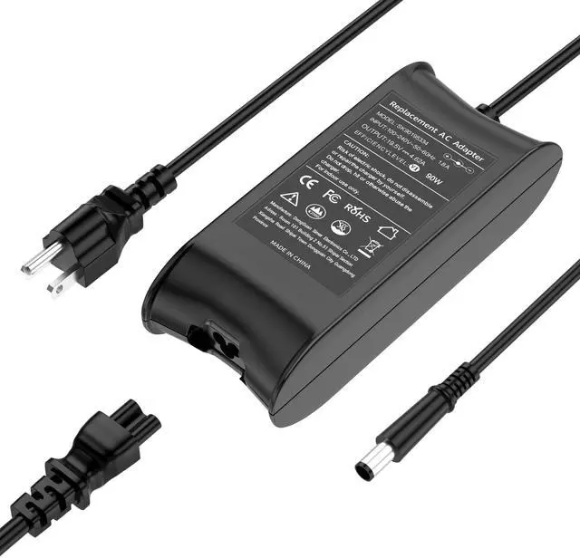 Main image of 90W AC Adapter Charger Replacement for DELL Latitude E7440 E7450 E6400 E6410 E6420 E6430 E6430s E6440 E6510 E6520 E6530 D610 D620 D630 D820 D830 5590 7404 5424 Rugged Power Cord Laptop