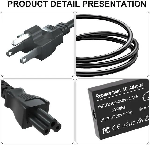 Alt view image 4 of 5 - Tinkon 180W Charger Compatible with Asus ROG Zephyrus G14 G15 GA401 GA502 G531GT F15 F17 A17 A15 FX506 FX505 FX706 FA706 FA506 ROG Strix G GL504GM G713IH G531 G731 GL531 ADP-180TB H Gaming Laptop