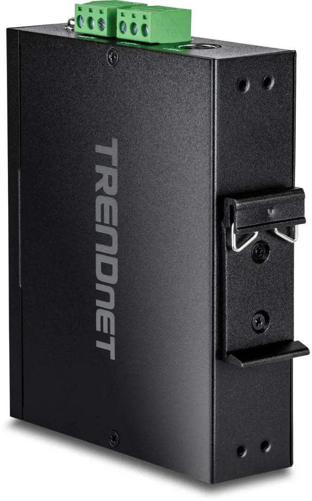 Alt view image 4 of 5 - TRENDnet Industrial 10G PoE++ Injector, TI-IG319, 1 x 10 Gigabit PoE++ Port (Data + PoE Out), 1 x 10 Gigabit Port (Data in), Supports PoE (15.4W), PoE+ (30W), NDAA & TAA Compliant