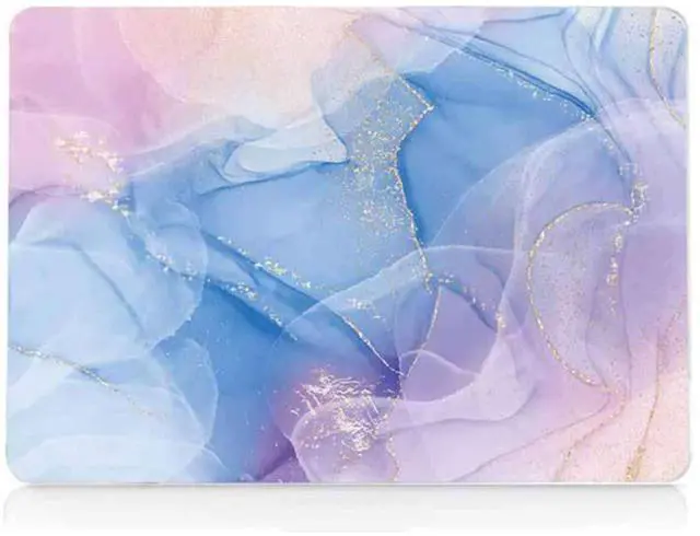 Alt view image 3 of 5 - Se7enline Compatible with MacBook 15 inch Case Model A1707 A1990 for 2019 2018 2017 2016 15-inch Macbook Pro Touch Bar Laptop Hard Shell Case&Keyboard Cover Skin&Touchpad Protector,Pink Purple Veil