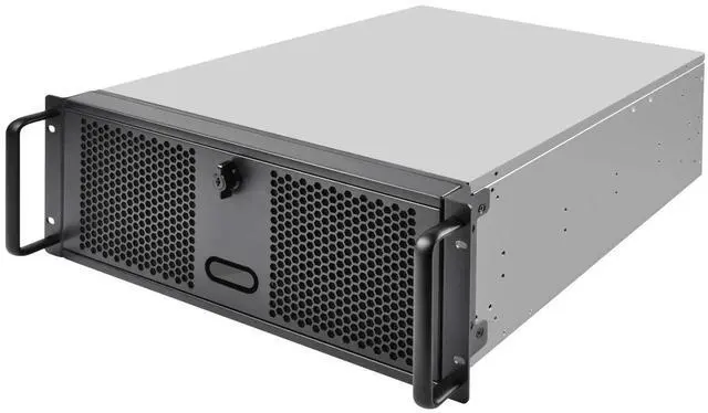 Main image of SilverStone Technology 4U Rackmount Server Chassis with 3 X 5.25 Front Bays with CEB/ATX/mATX/Mitx Support RM400 Cases SST-RM400