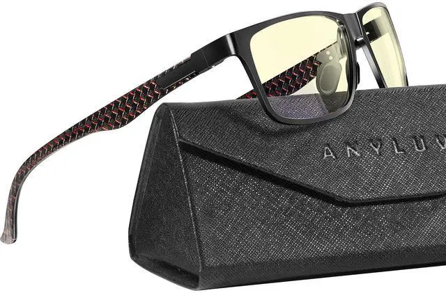 Main image of ANYLUV Blue Light Blocking Glasses Men Computer Gaming Glasses Lightweight Al-Mg Metal Anti Eyestrain Eye Protection