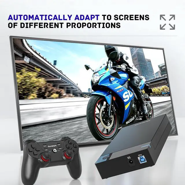 Alt view image 4 of 5 - Kinhank 12TB Retro Gaming Hard Drive, Retro Game Hard Drive with 96000+ Classic Games,Retro Game Consoles Portable Game Hard Drive Disk Compatible with Win-7/8/10/11