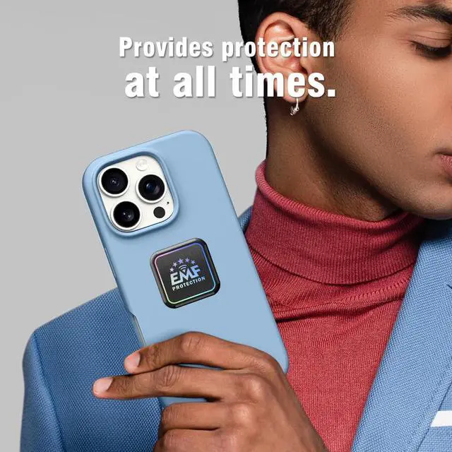 Alt view image 2 of 5 - Protection Stickers for Cell Phones/Laptops/Tablets/All Electronic Devices - Slim Design - Supported by Japanese Technology - 1.1x1.1x0.1 Inches Square - (16 Pcs)