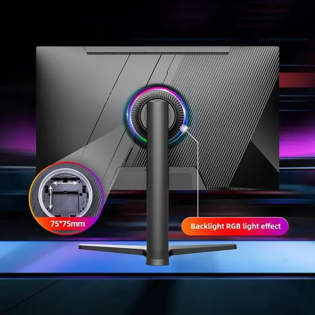 Alt view image 5 of 5 - CUNPU 32 Inch 4K 144Hz Gaming Monitor, UHD Fast IPS Panel, 1ms GTG, sRGB 120%, Freesync & G-Sync, DisplayPort, HDMI 2.1, Built-in Dual Speakers, Support PS5 120Hz VRR, VESA, Height/Vertical Adjustment