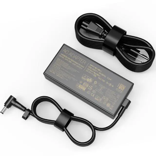 Alt view image 2 of 5 - 180W AC Charger Compatible with ASUS ROG Zephyrus G15 G14 GA502 GA401 TUF F15 F17 A17 A15 FX506 FX505 FX706 FA706 FA506 ROG Strix G GL504GM G713IH G531 G731 GL531 Laptop Power